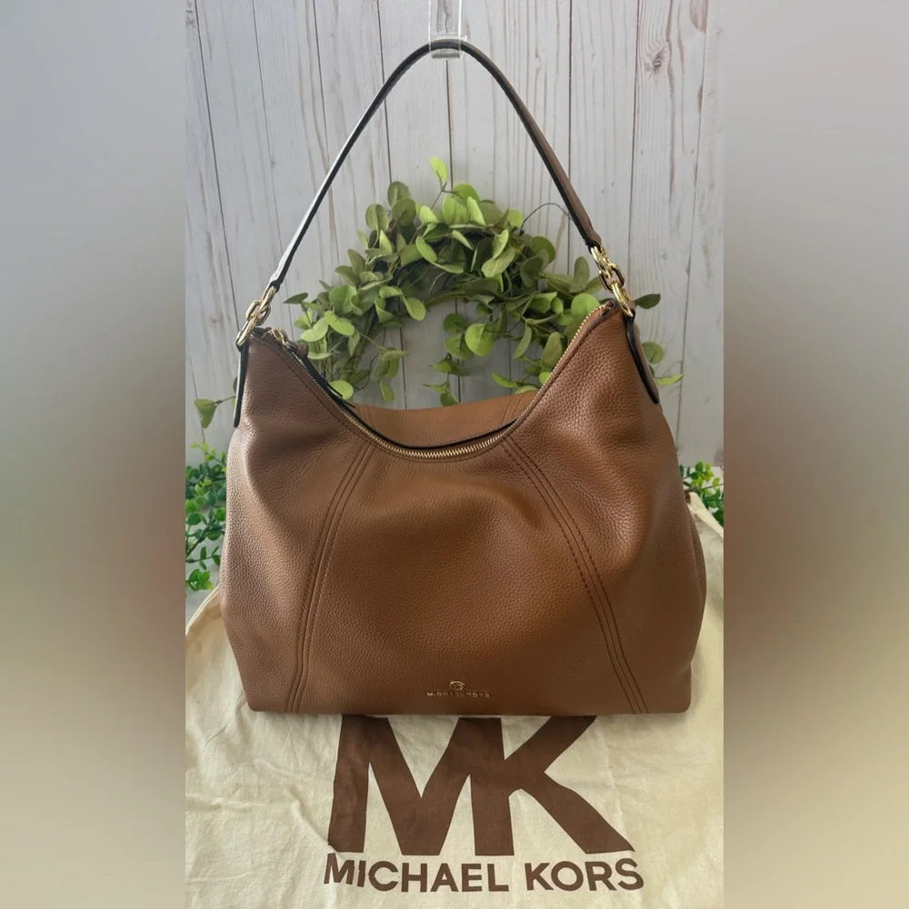 Michael Kors Sienna Handbag Luggage Color NWOT